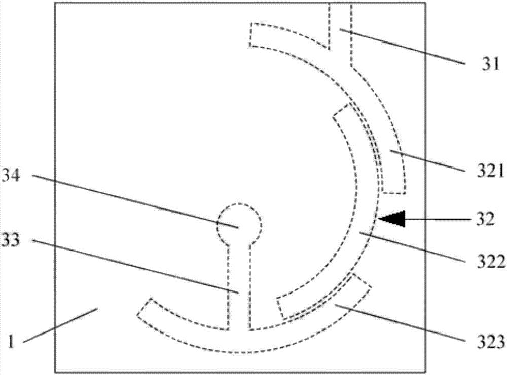 Circularly polarized slot antenna with filtering characteristic