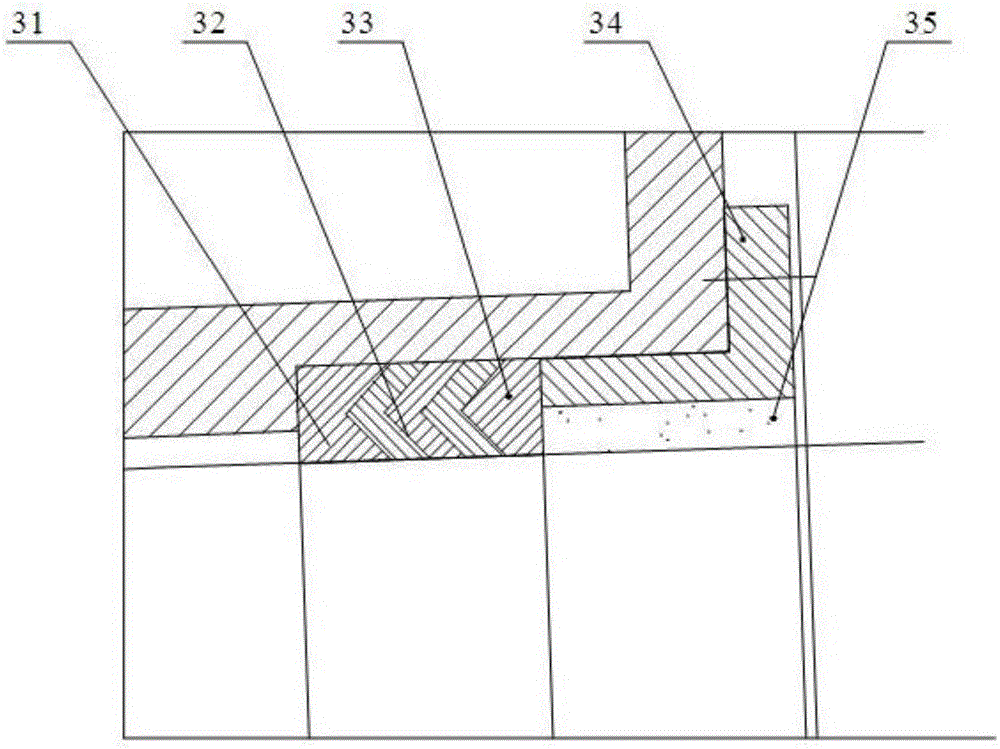 A rotary body combined sealing device