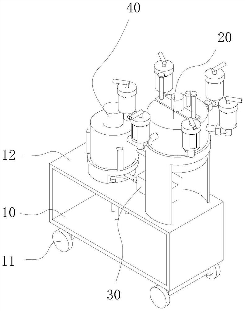 Nutrient solution intake device for clinical medicine