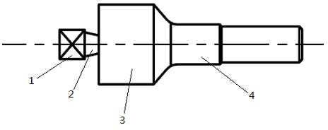 Die assembly for forming torsional lock bolt