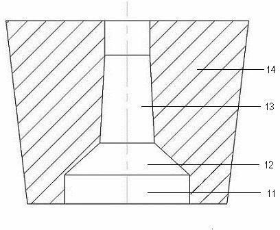 Die assembly for forming torsional lock bolt