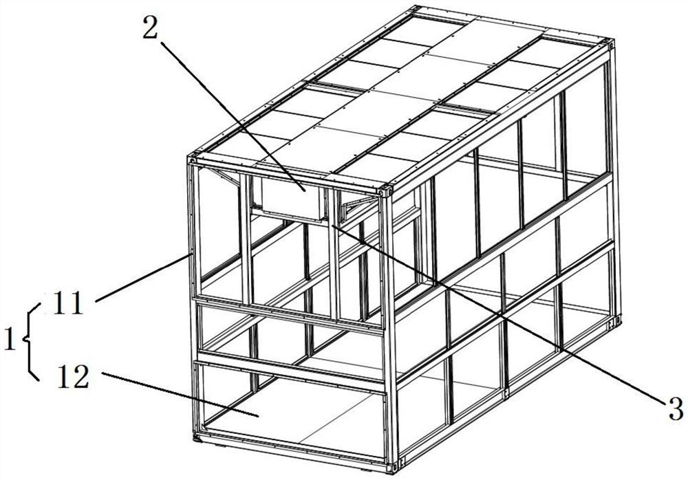 Box type cooling unit