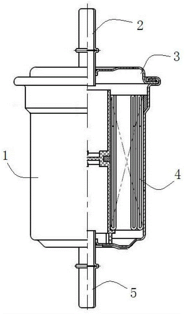 Device for detecting airtightness of fuel filter