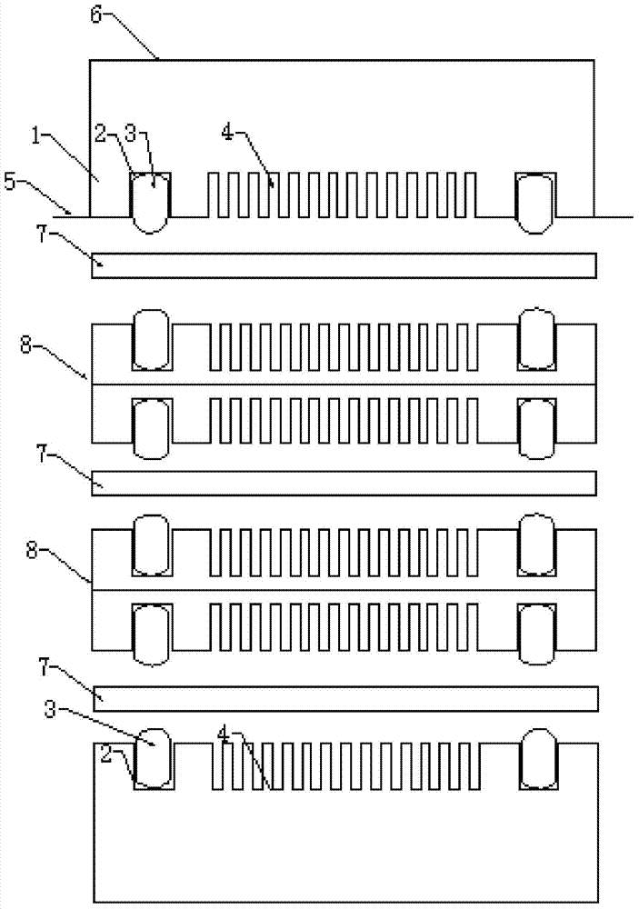 Structure of high-integration-density fuel cell with compensation ability