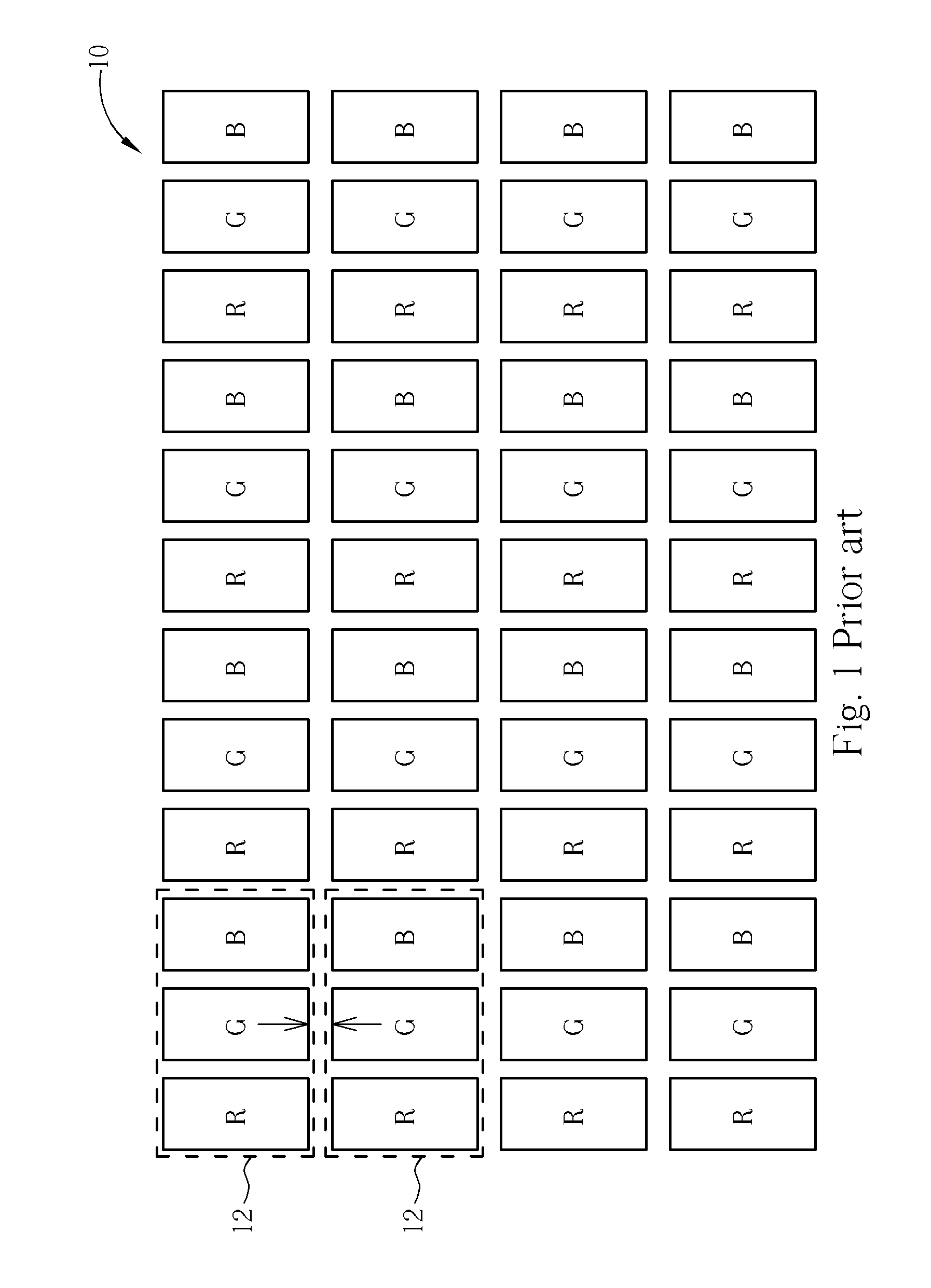 Pixel structure for electroluminescent panel and method of fabricating same
