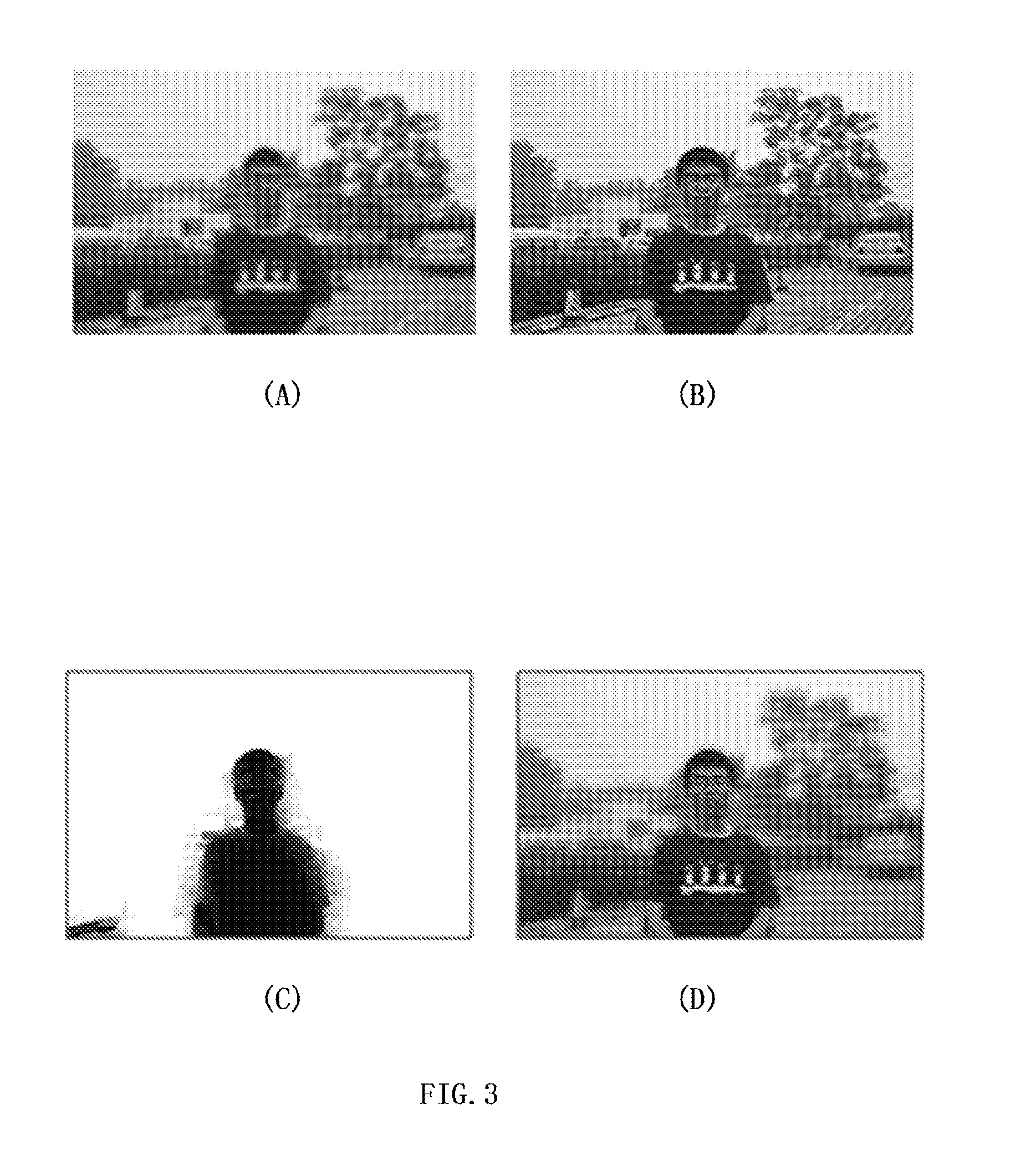 Apparatus for generating an image with defocused background and method thereof