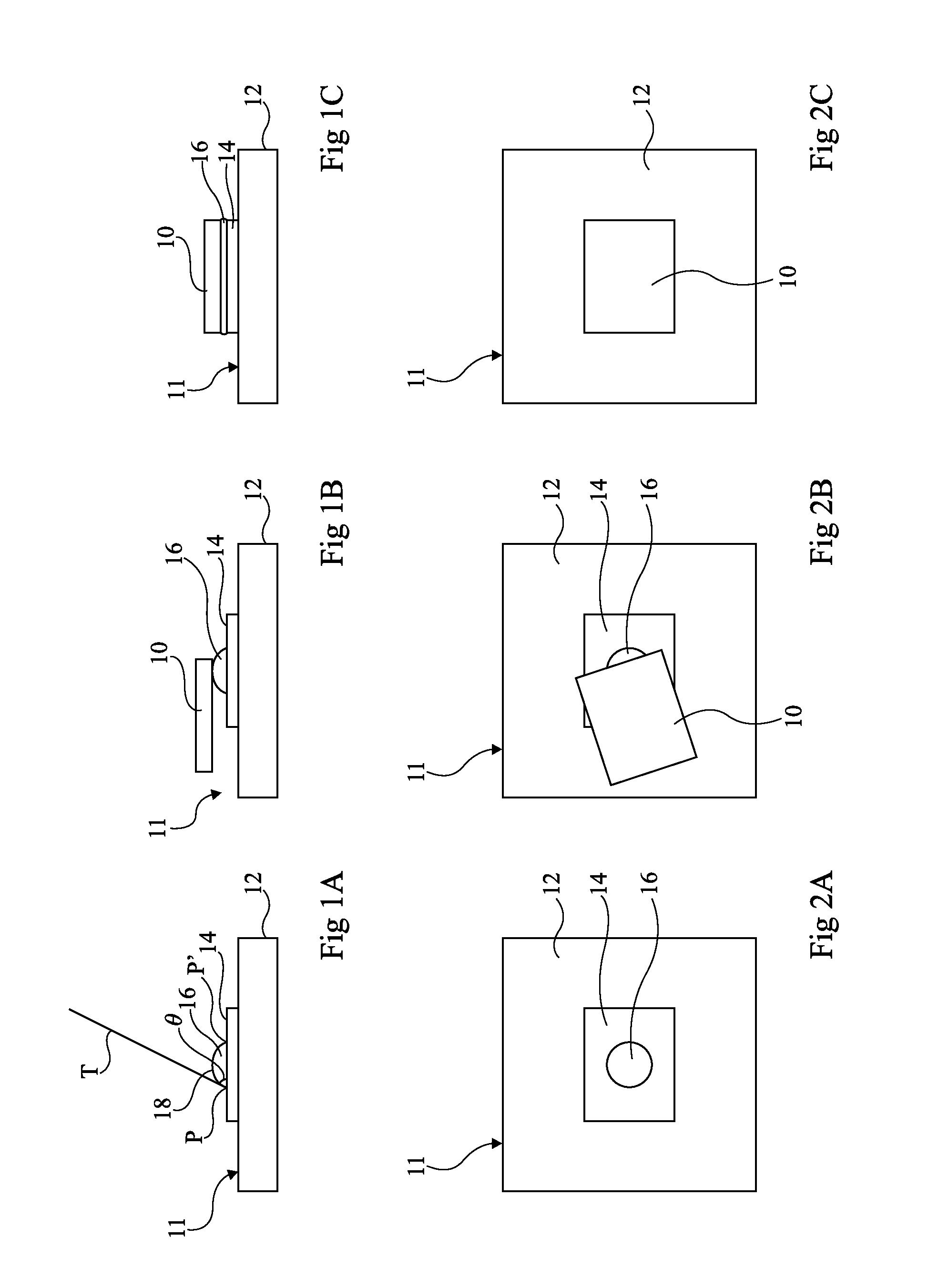 Method for producing at least one pad assembly on a support for the self-assembly of an integrated circuit chip on the support by the formation of a fluorinated material surrounding the pad and exposure of the pad and the fluorinated material to an ultraviolet treatment in the presence of ozone