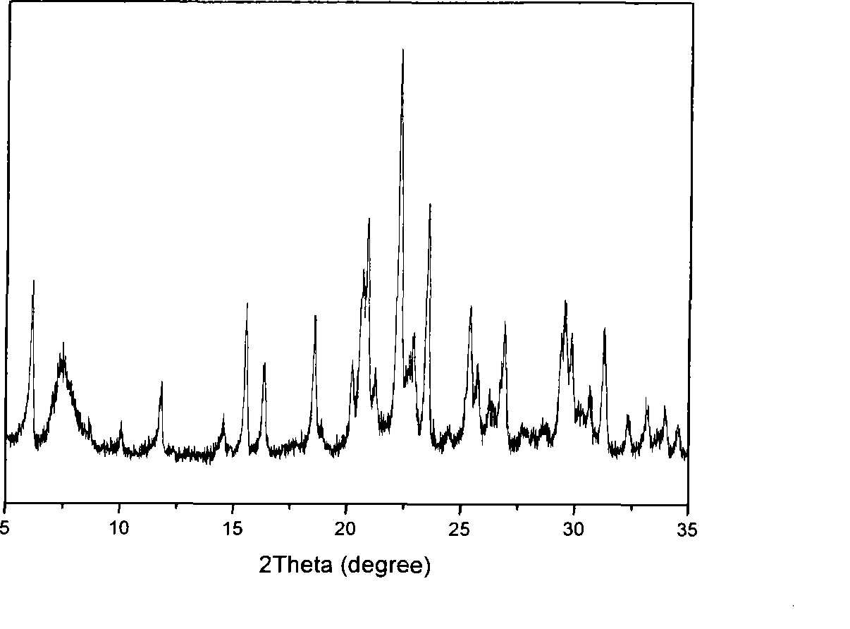 Composite double microporous material and preparation thereof