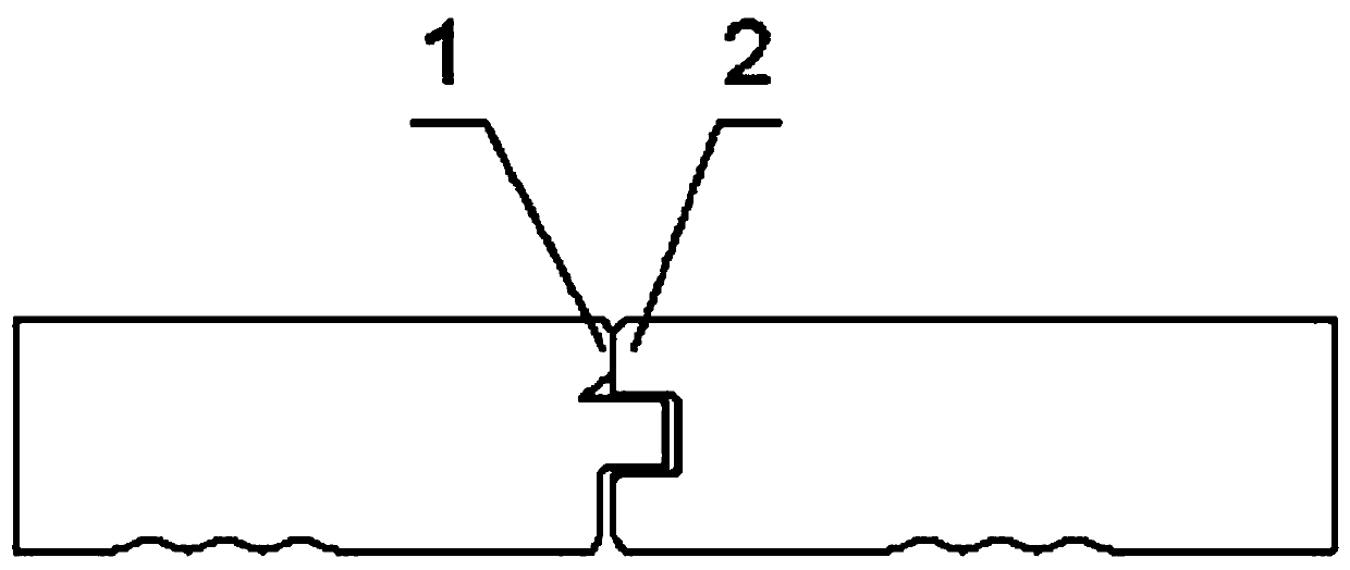 Mortise structure for floors