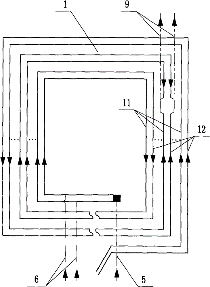 Dual internal water cooled generator rotor coil centre tap hydroelectric connecting loop