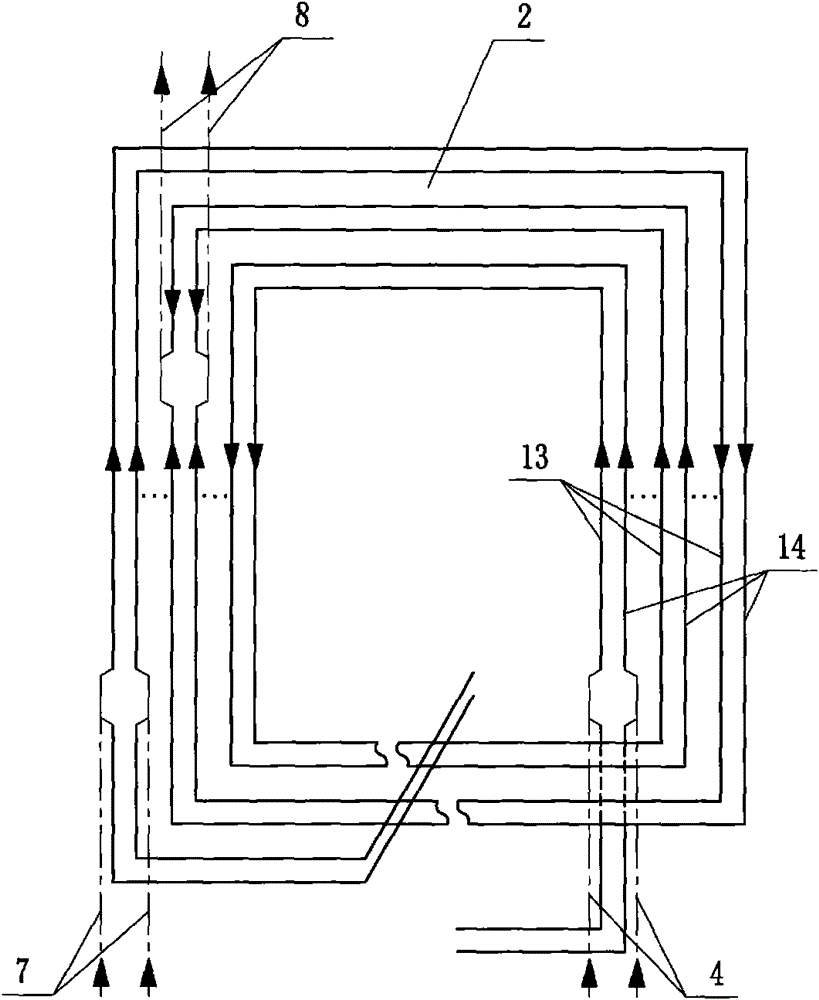 Dual internal water cooled generator rotor coil centre tap hydroelectric connecting loop