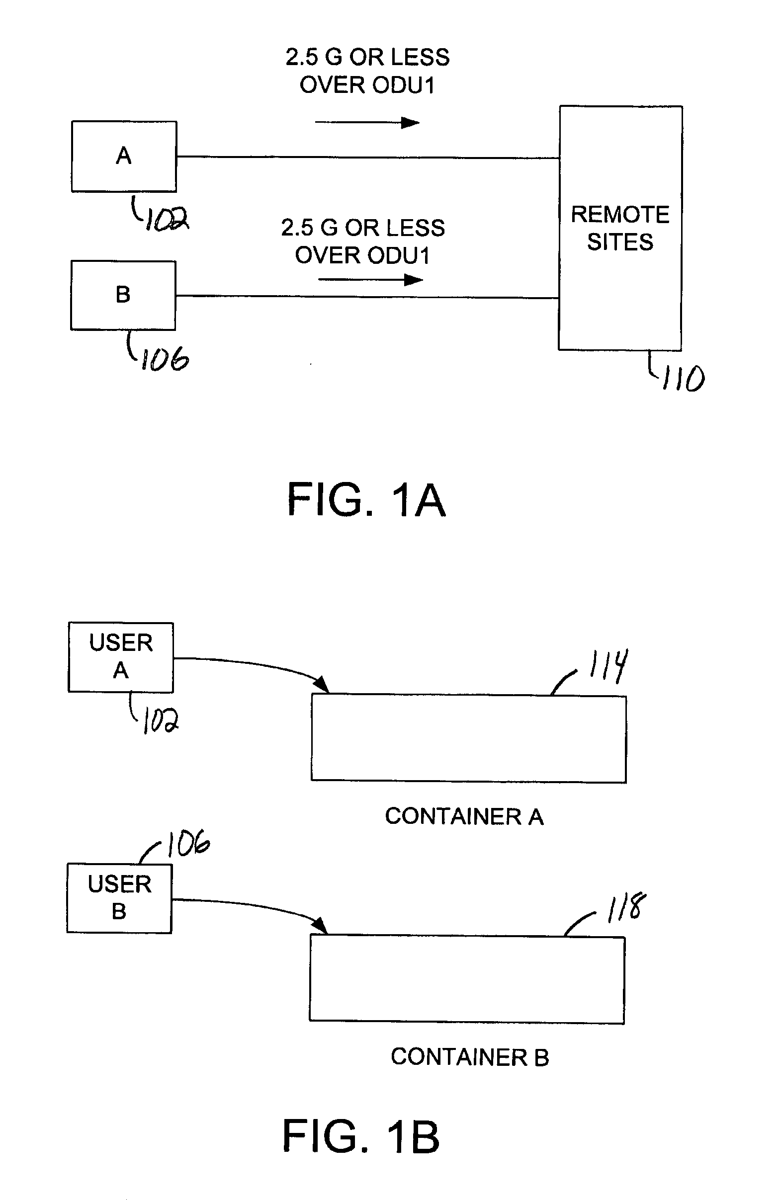 Method and apparatus for using stuffing bytes over a g.709 signal to carry multiple streams