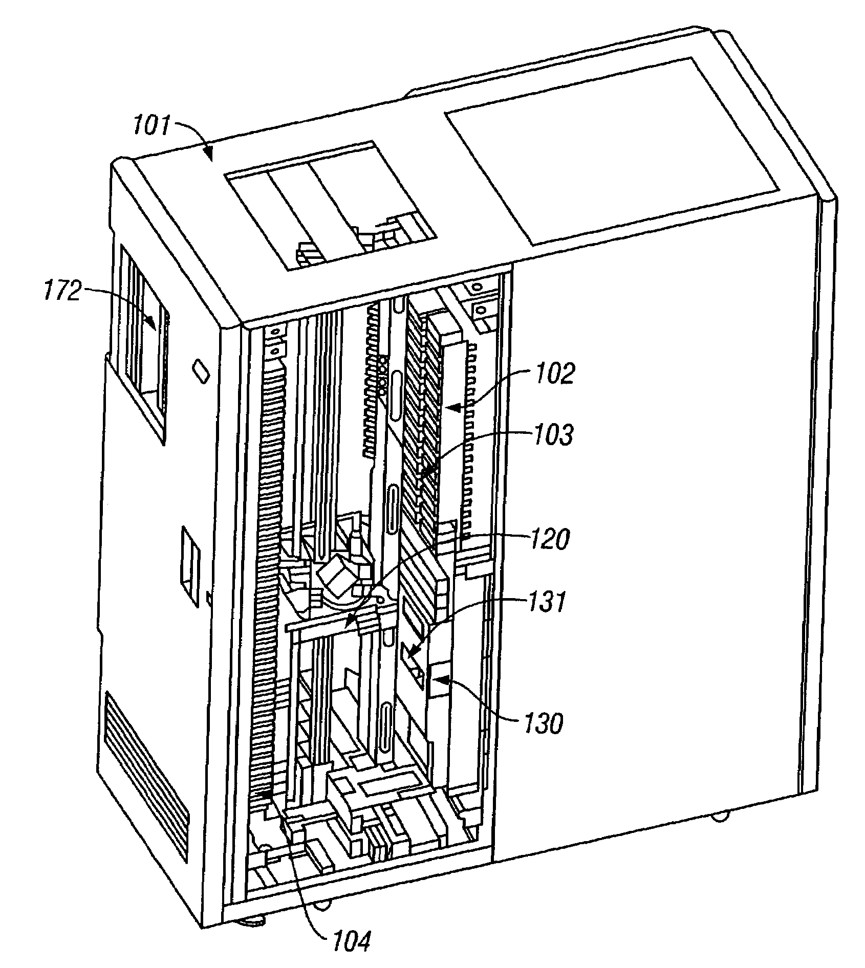 System and method of providing and relocating a portable storage canister in an automated data storage library