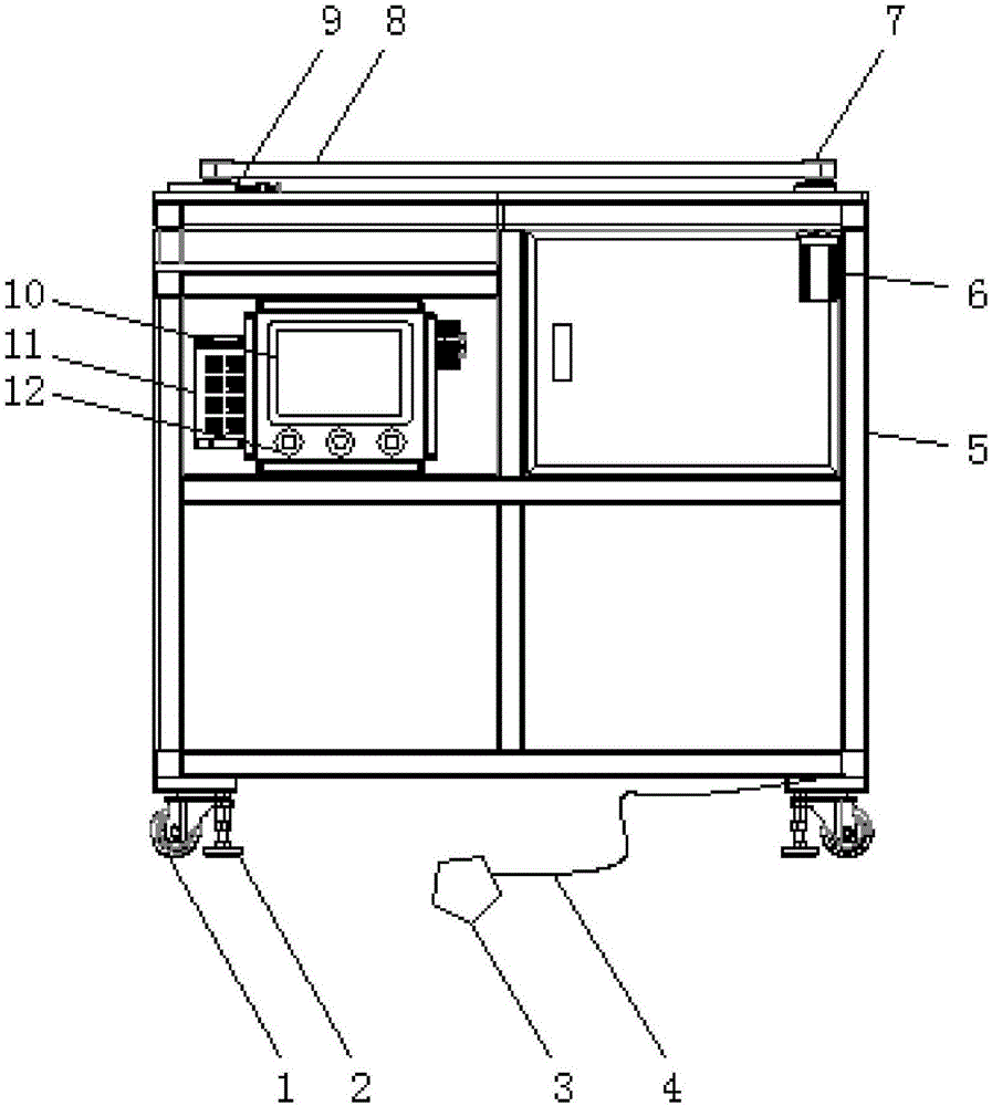 Workbench with gear transmission mechanism