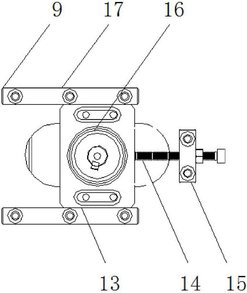 Workbench with gear transmission mechanism