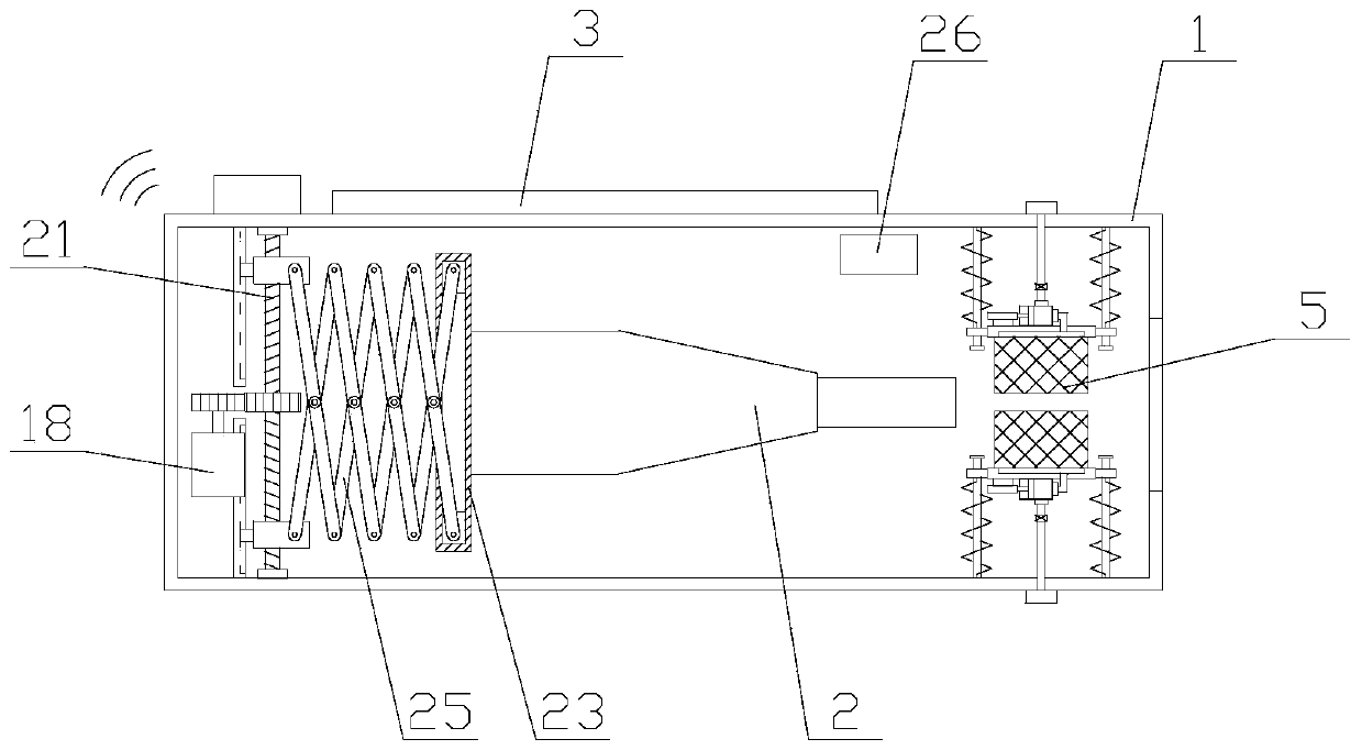 An electronic thermometer with automatic disinfection function