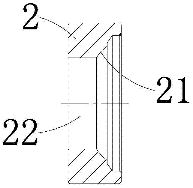 A pvc pipe extrusion die for improving the flatness of the inner wall of the product