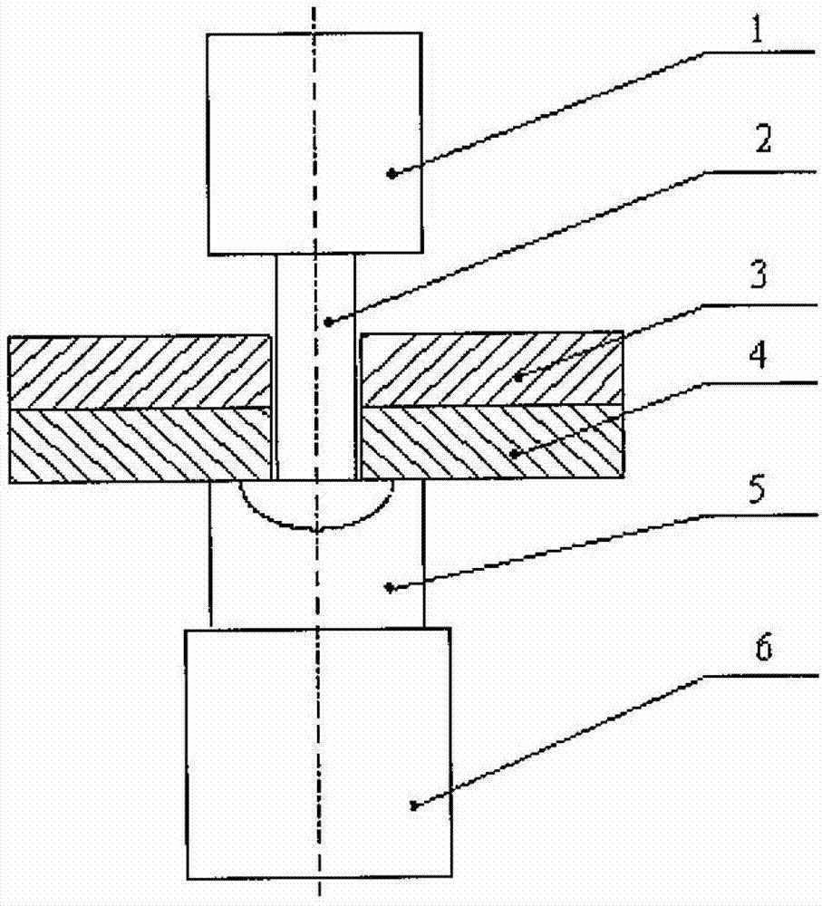 Interference riveting method and device based on ultrasonic assistance