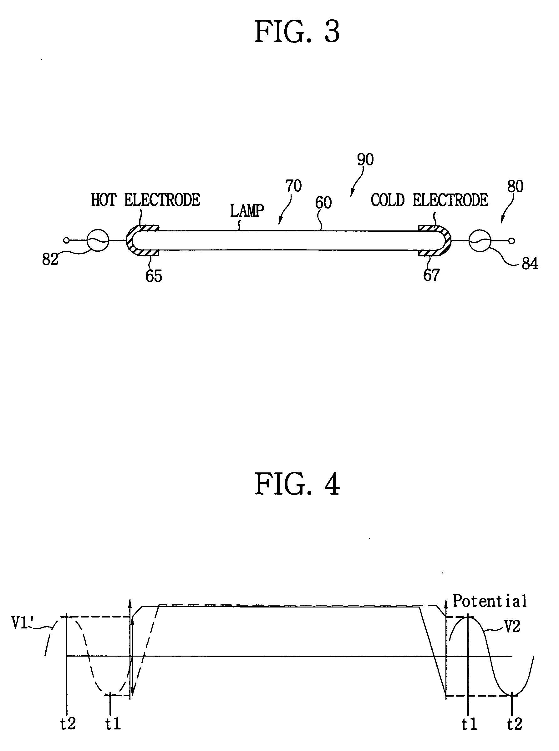 Lamp assembly, back light assembly having the same, display device having the same, and method of driving lamps