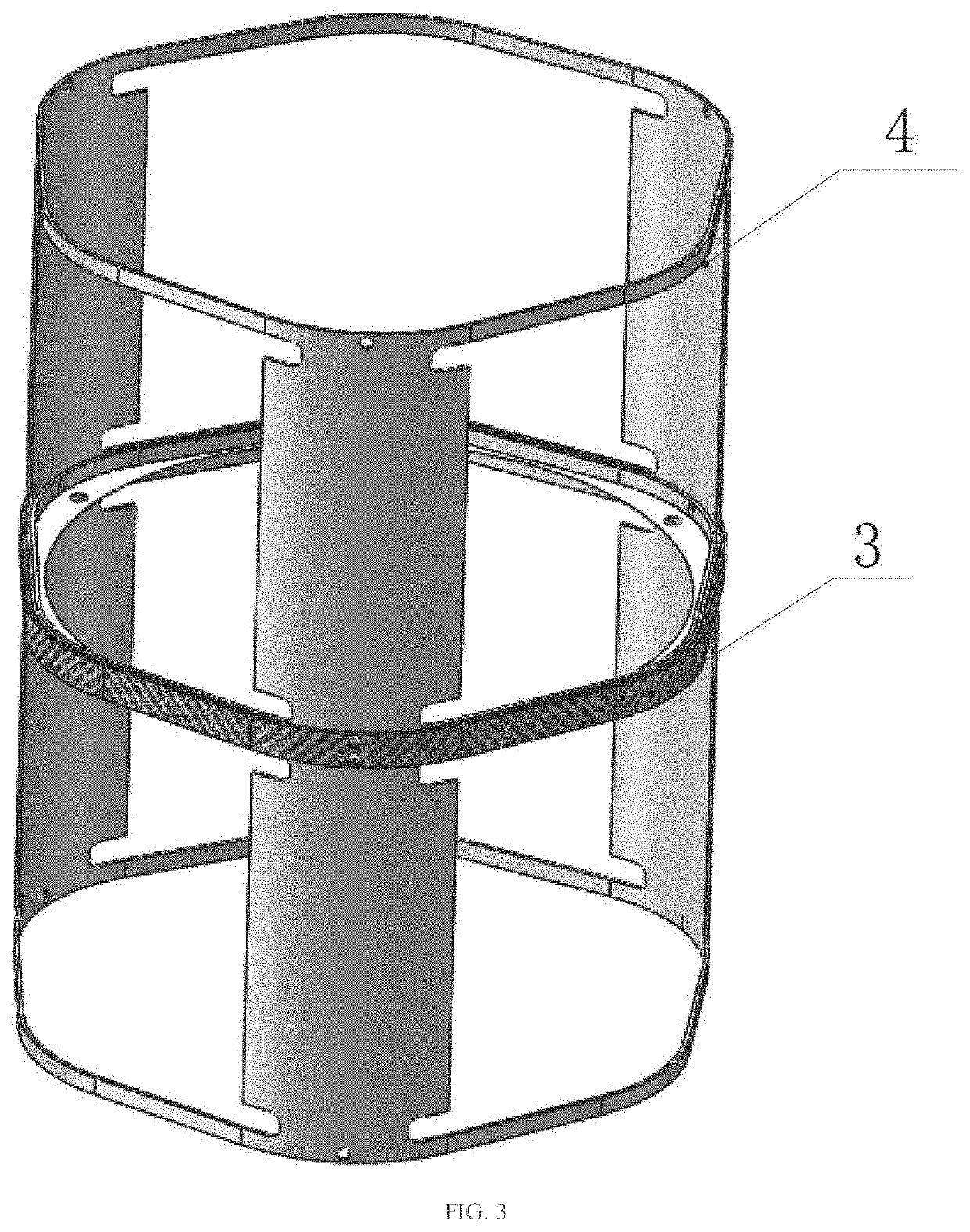 Large space self-deployable boom