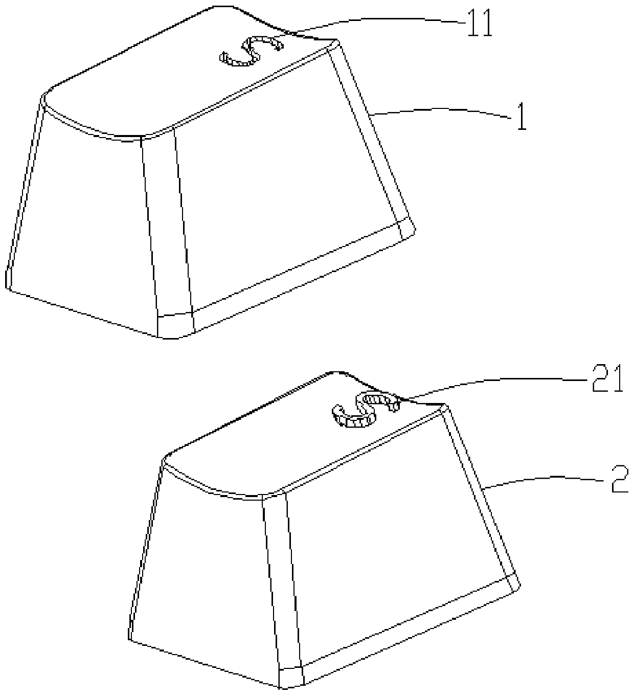Keycap with metallic texture and production method thereof