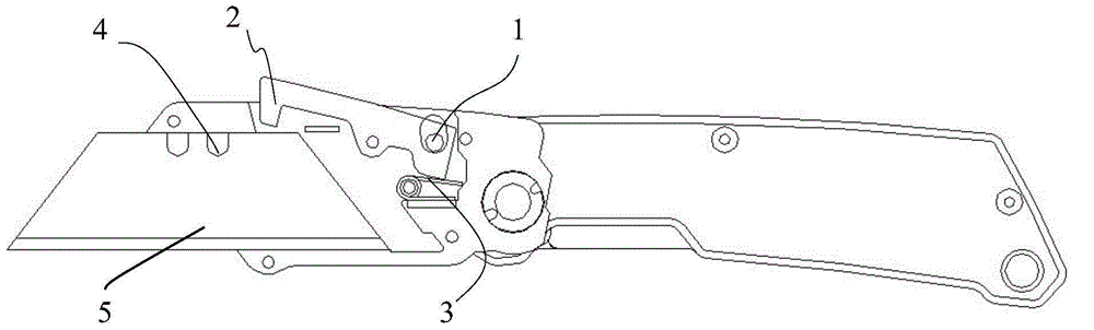 Replaceable blade tool knife