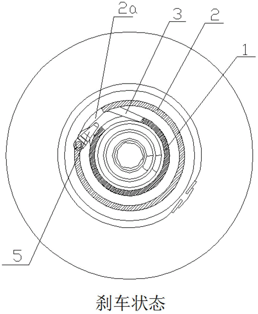 Automatic winding roll