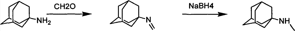 Synthetic method of N-rimantadine