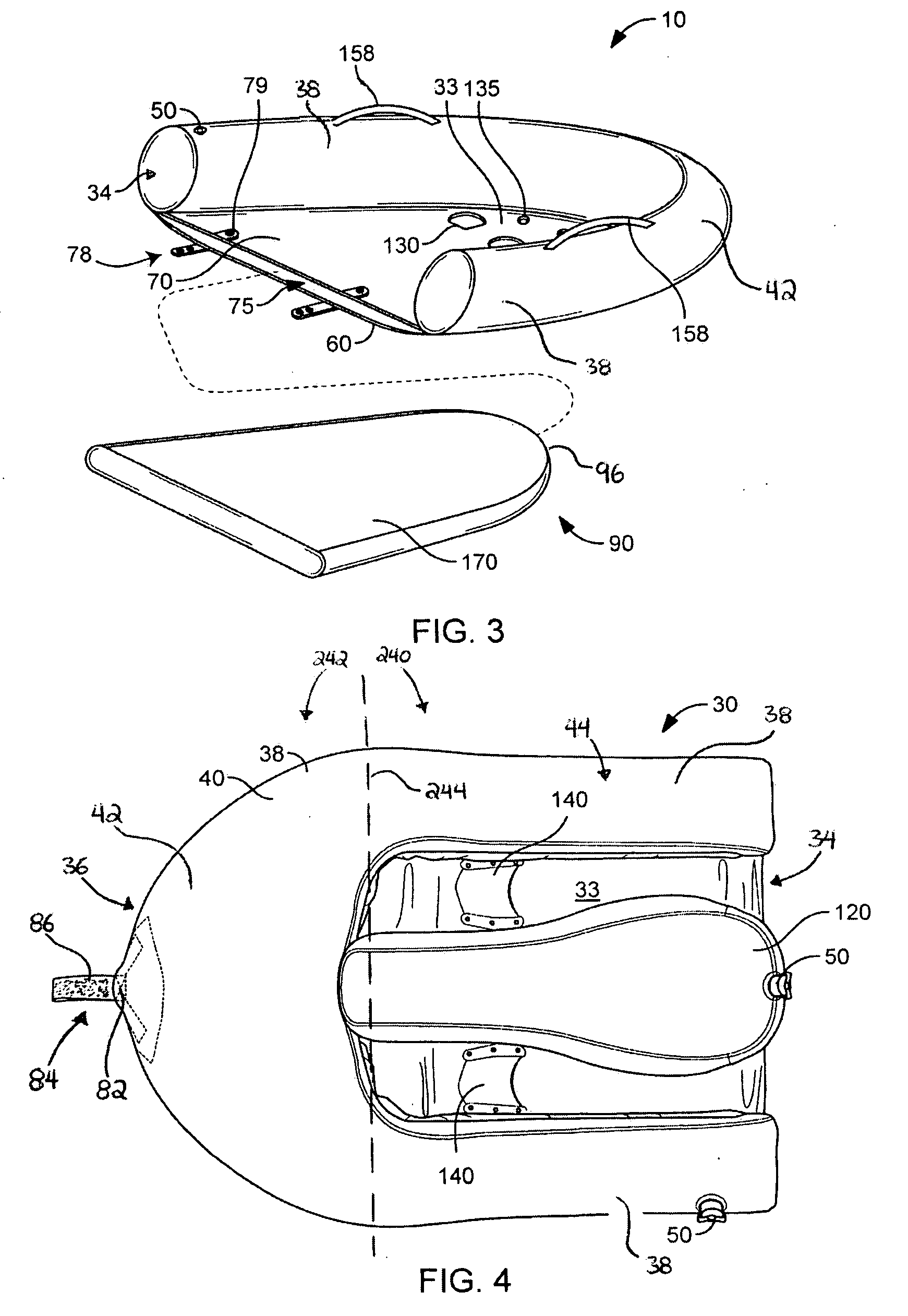 Water sport training device