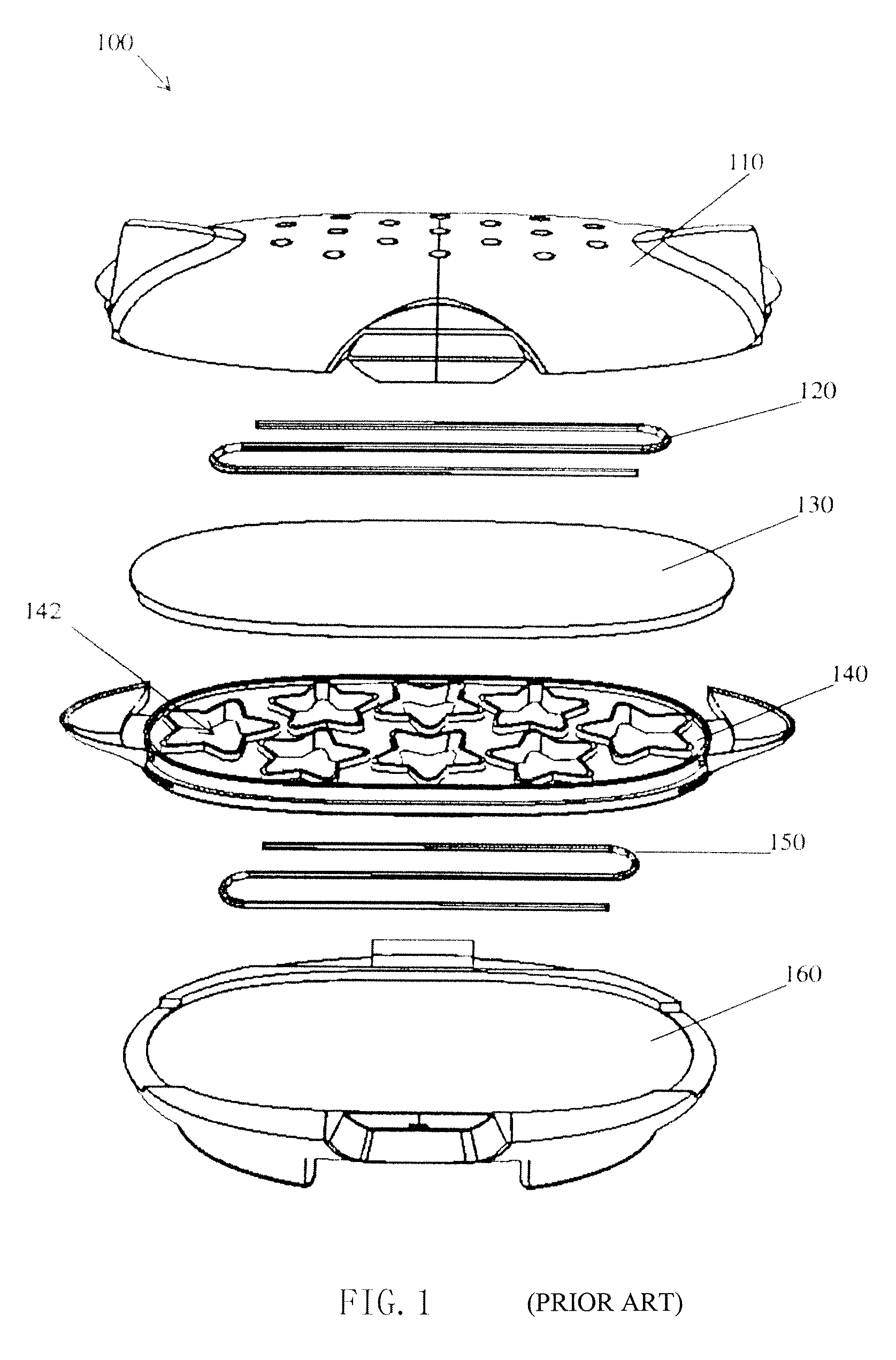 Frying-Roasting Device and Its Baking Tray