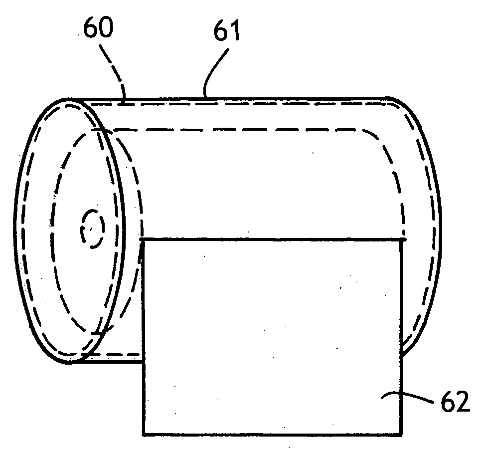 Lint-reducing container