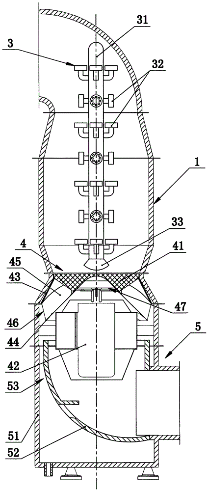 Compound type efficient lampblack purifying equipment