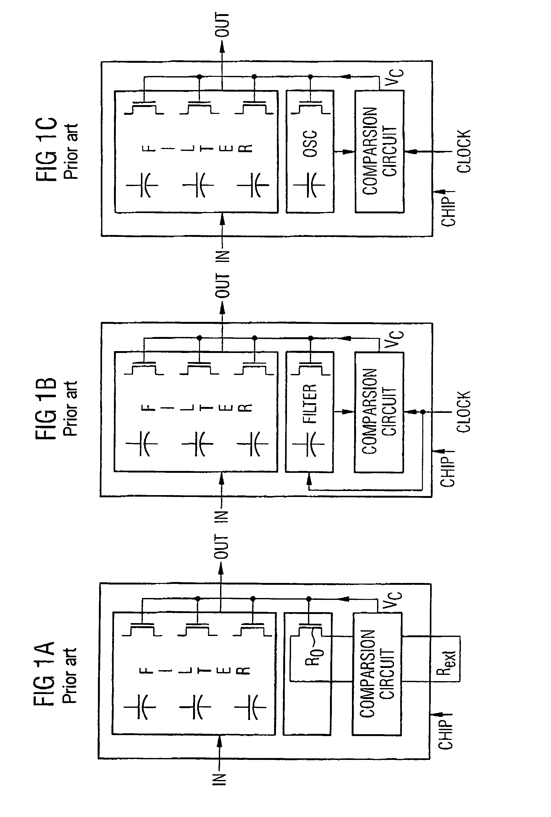 Tuning circuit for a filter