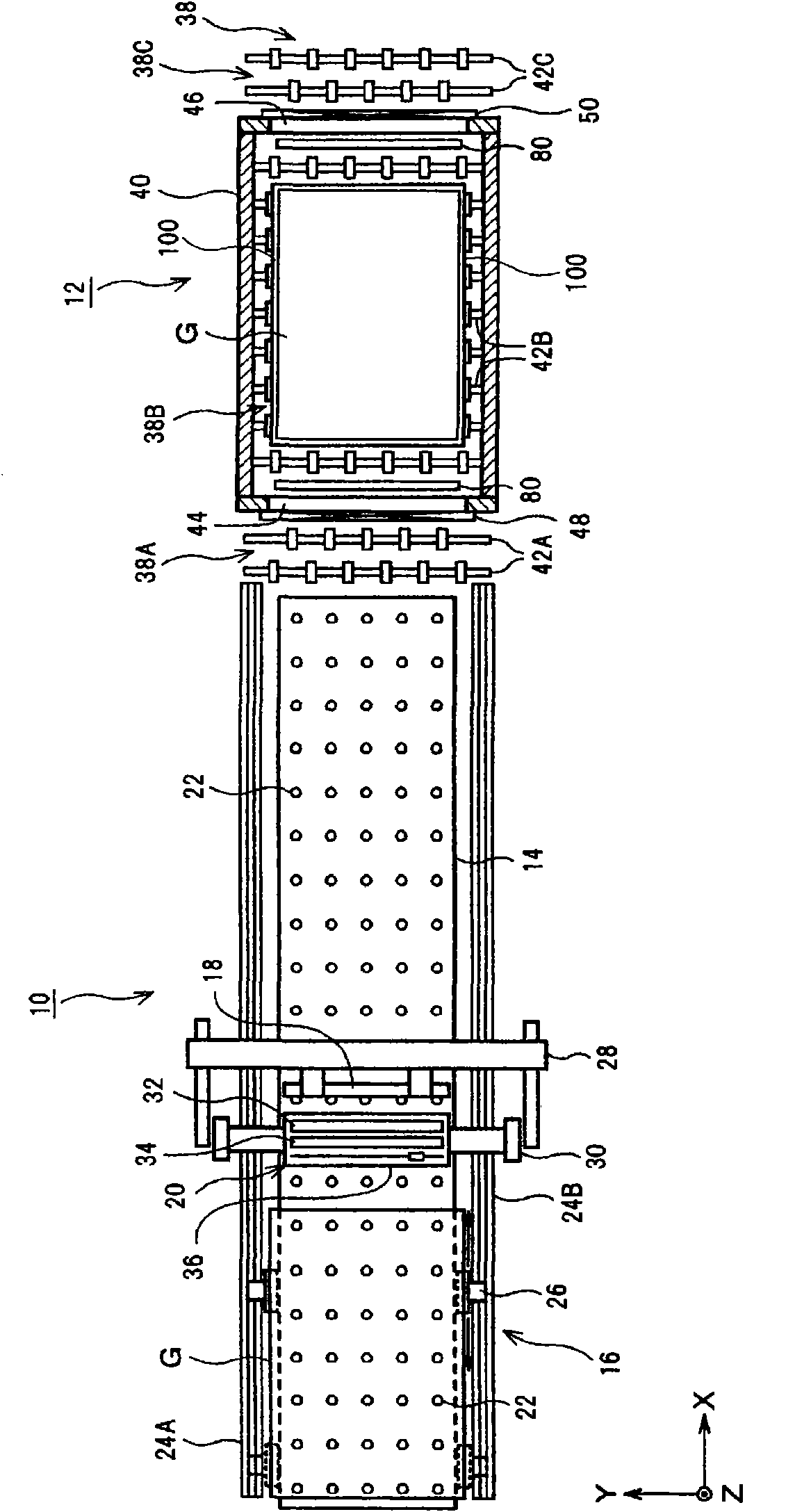 Decompression drying apparatus