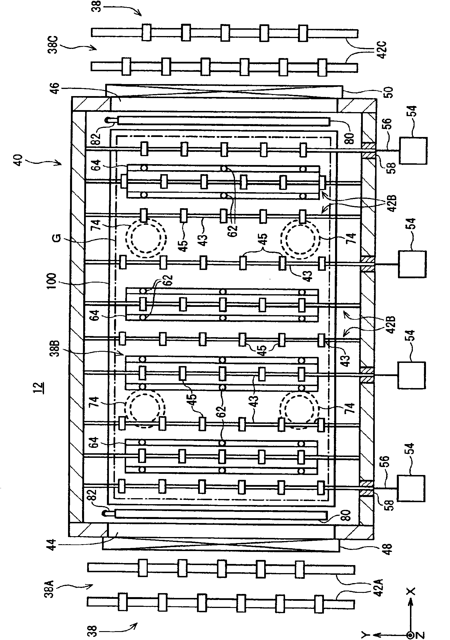 Decompression drying apparatus