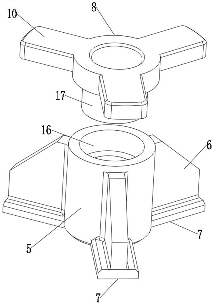 Anti-floating anchor rod detection device and detection method for underground space