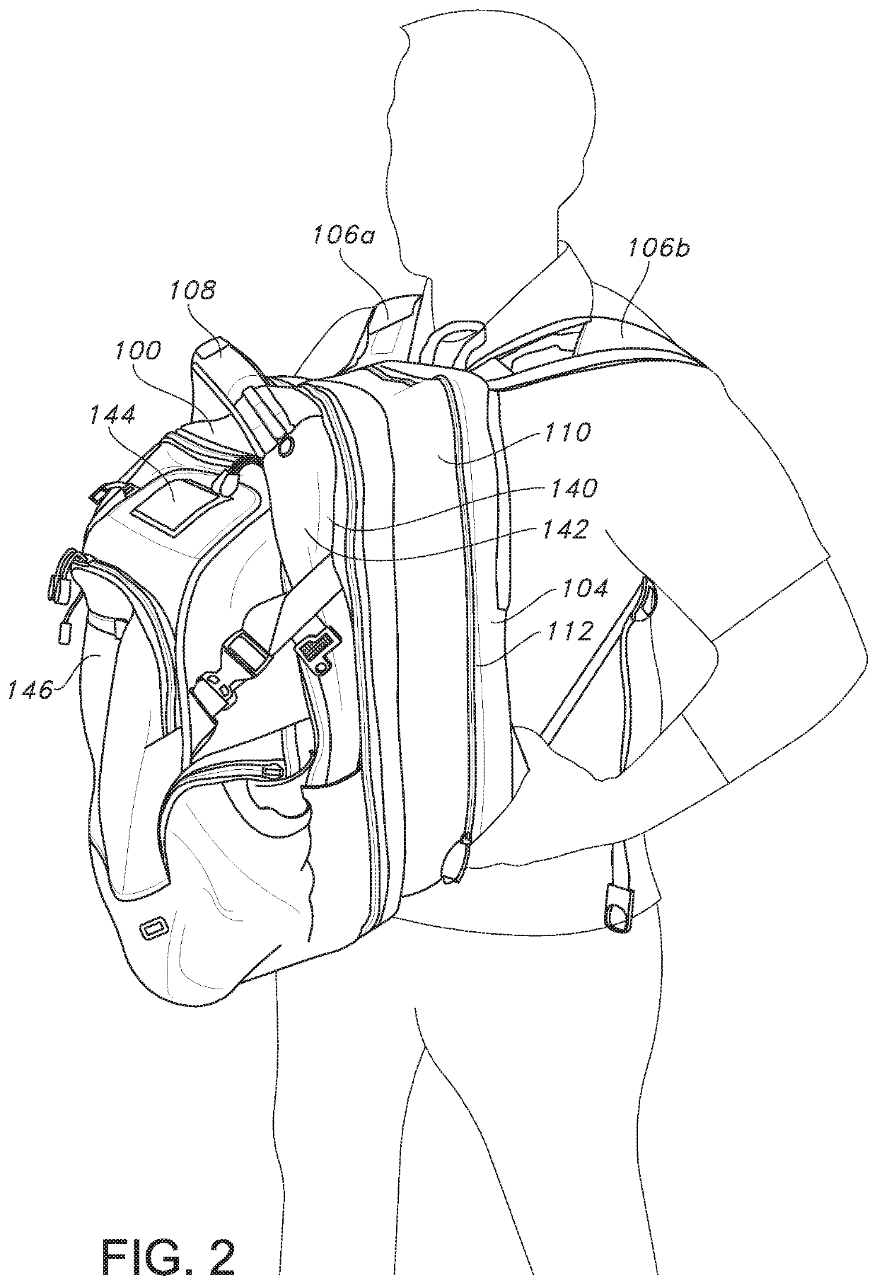 Combined backpack and body armor carrier
