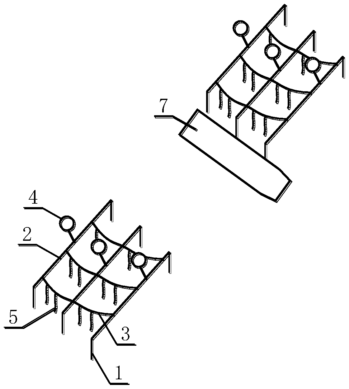 Ship for collecting kelps from ship side and working method thereof