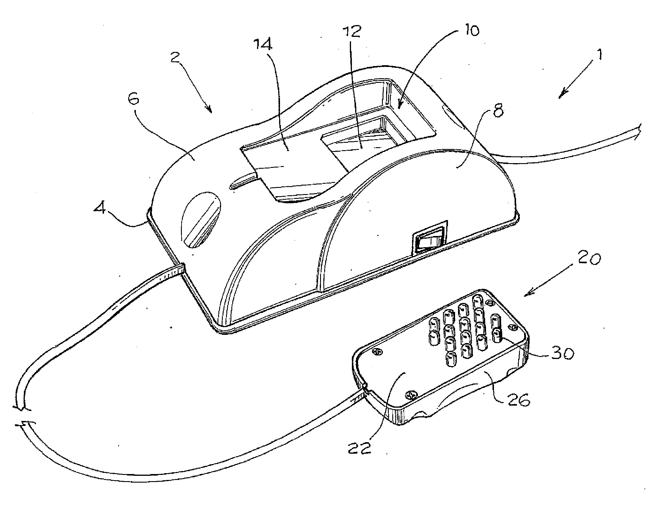Device For Human Body Treatment By Electromagnetic Waves