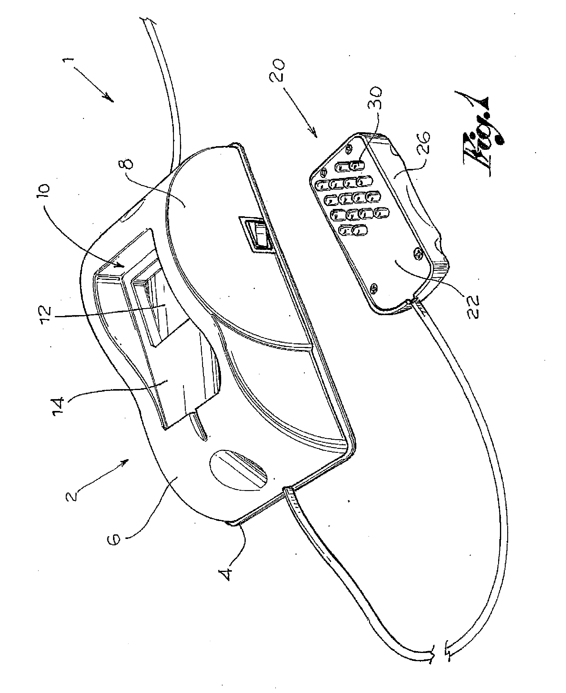 Device For Human Body Treatment By Electromagnetic Waves