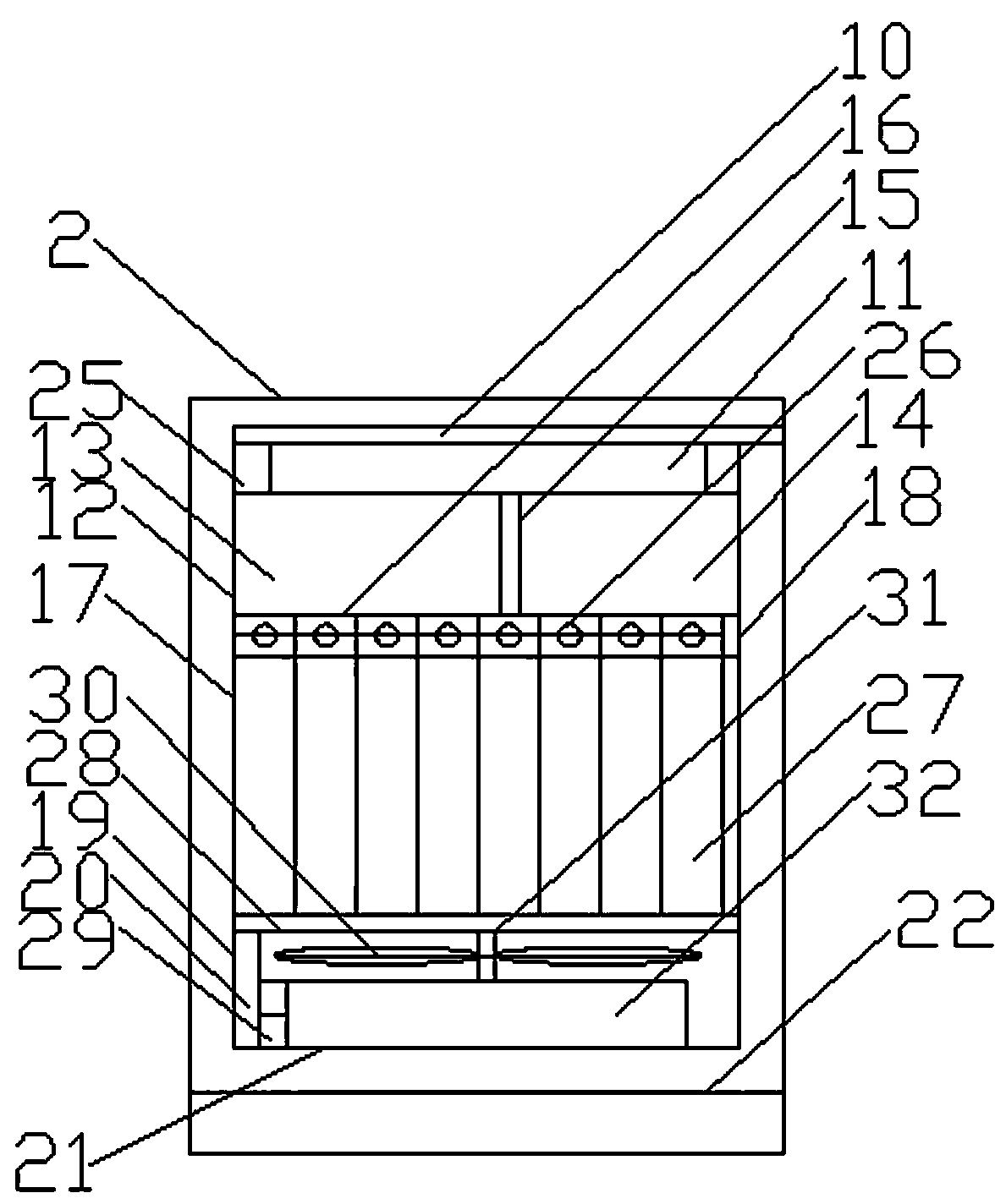 Distribution box shell capable of monitoring in-box circuit
