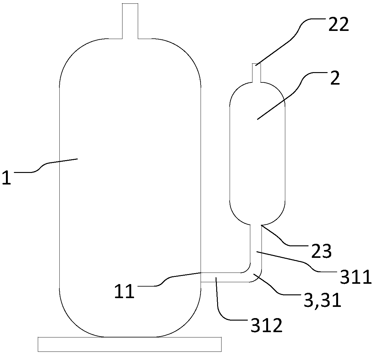 Liquid accumulator assembly, control method thereof and air conditioner system