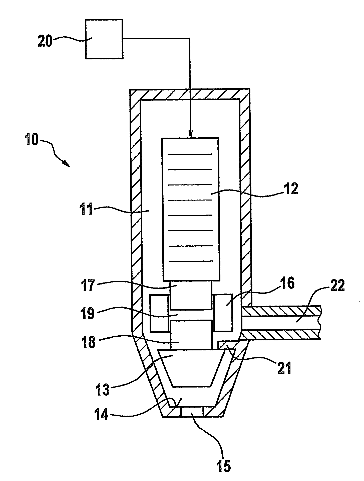 Fuel injection system and method for ascertaining a needle stroke stop in a fuel injector