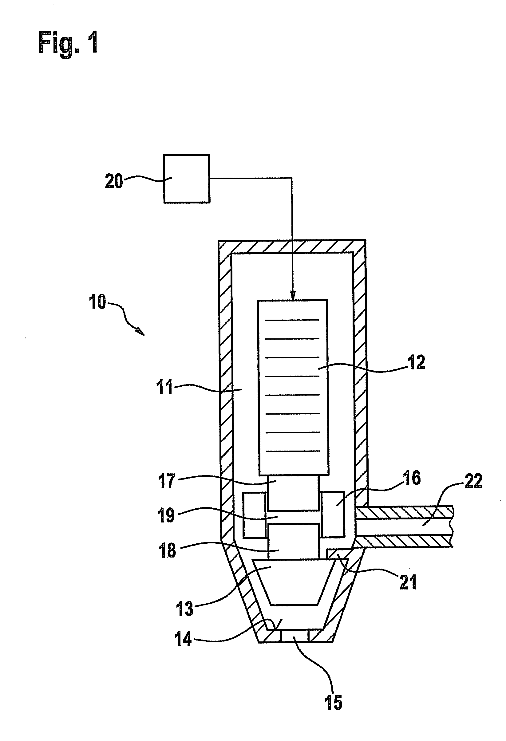 Fuel injection system and method for ascertaining a needle stroke stop in a fuel injector