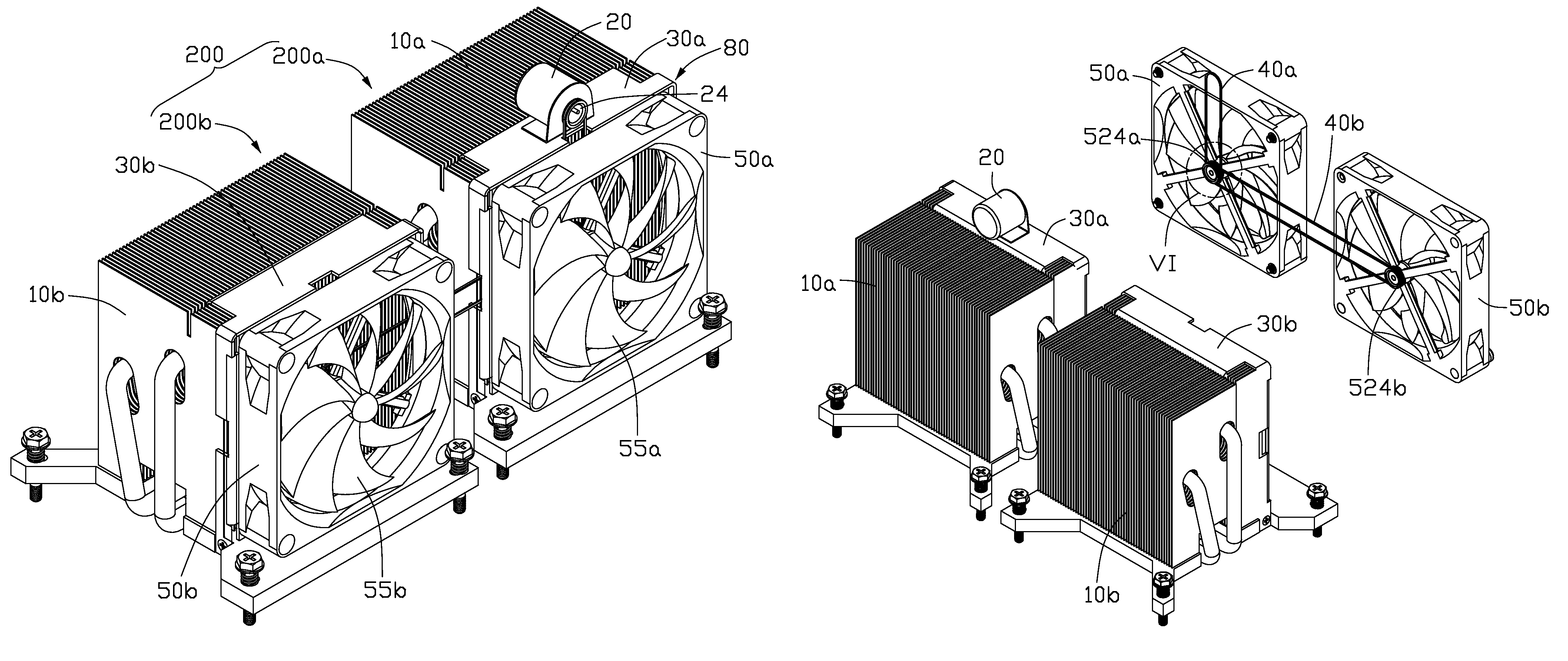 Heat dissipation device and fan assembly thereof
