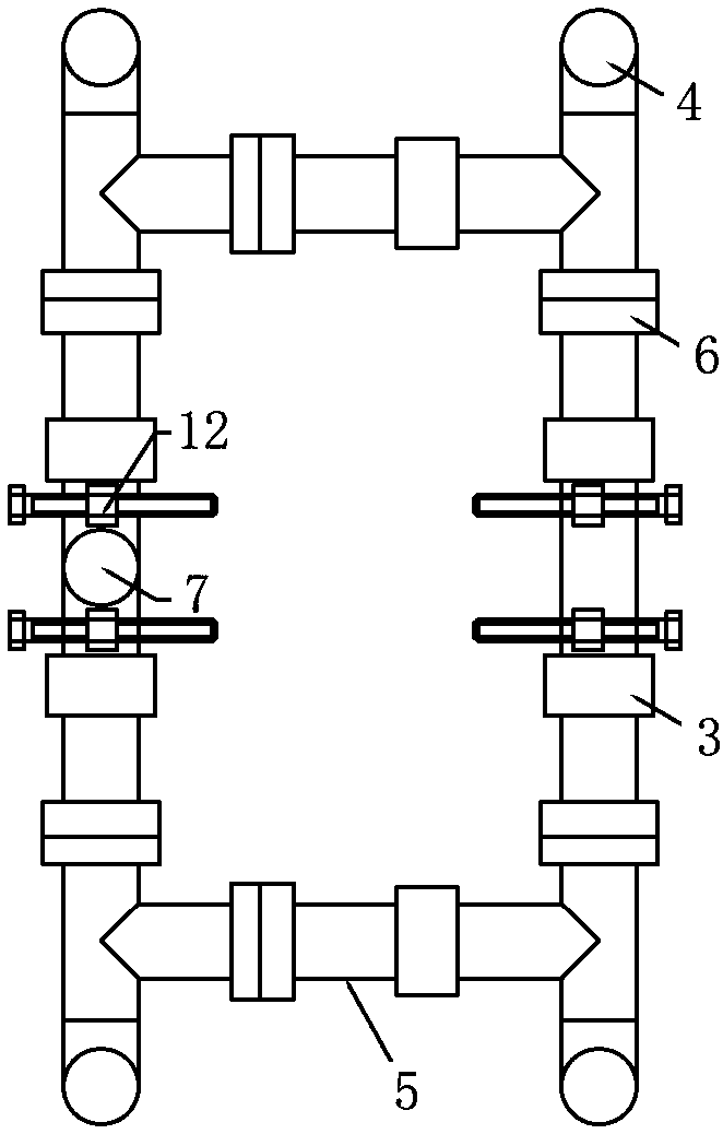 Anti-coking device and gas delivery pipeline for large gate valve