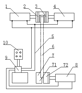 Helical blade forming device