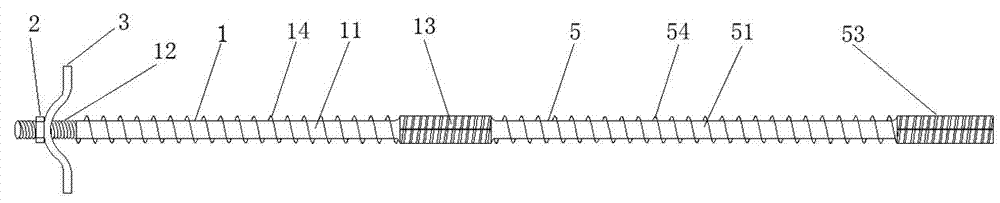 Coordinated deformation anchoring device for full-length anchoring support