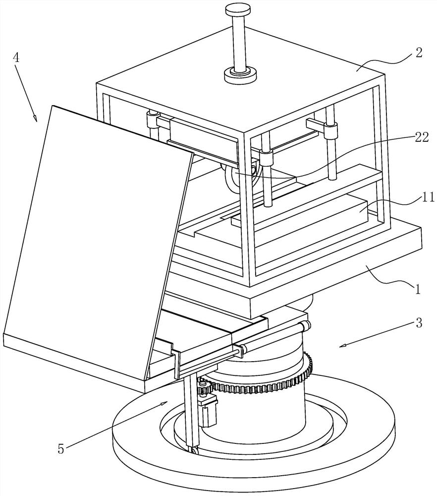 Building material cutting device for municipal building construction