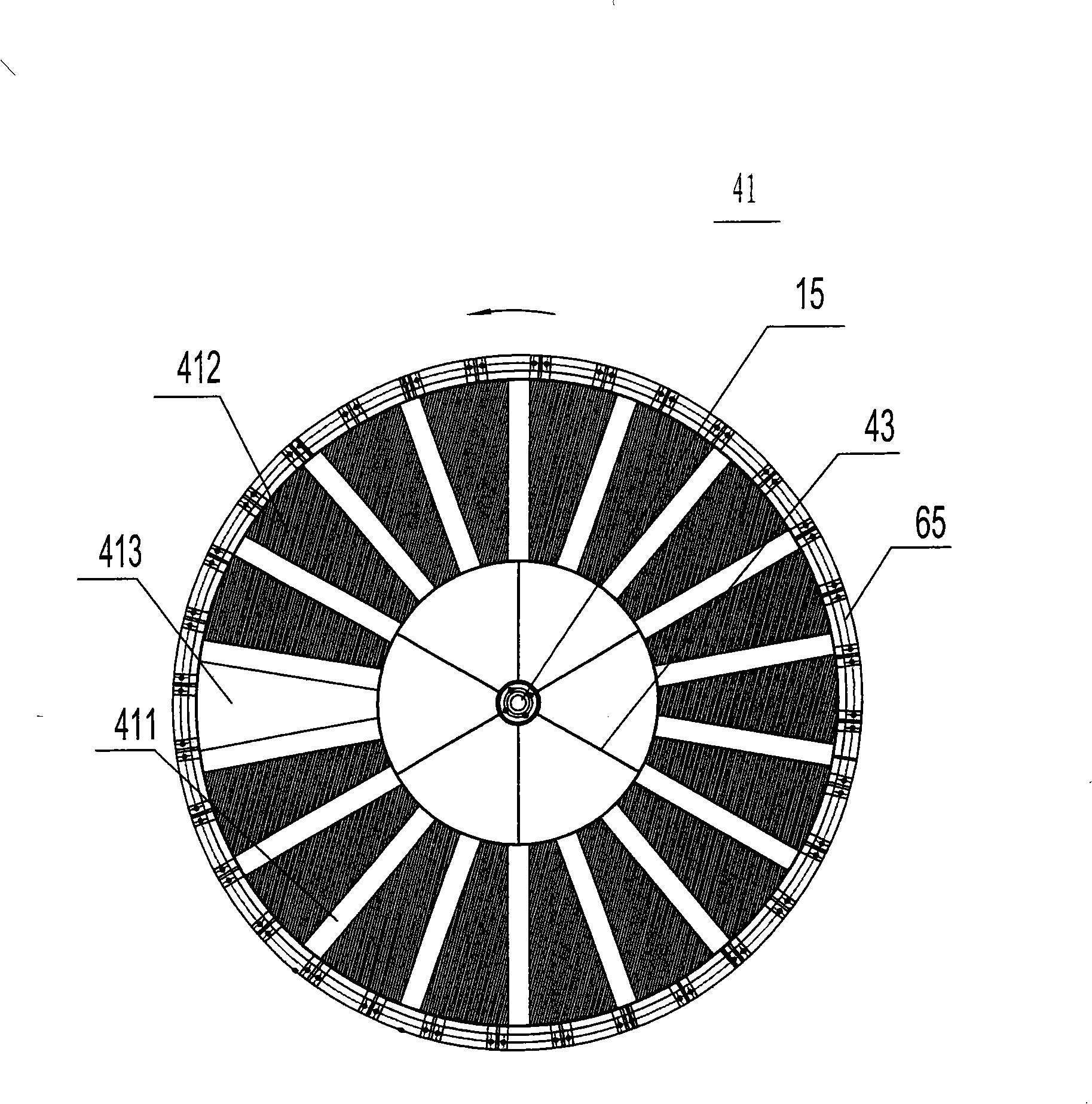 Method and equipment for continuous gradient counterflow extraction for producing soybean concentrate protein